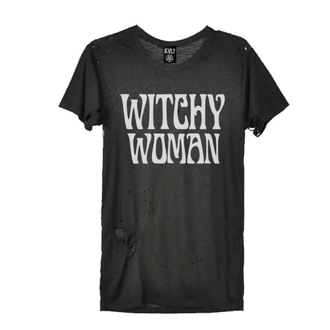 Witchy Woman Distressed Tee